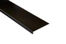 Sålbænk aluminium sort - 15 x 125 mm x 2,5 m